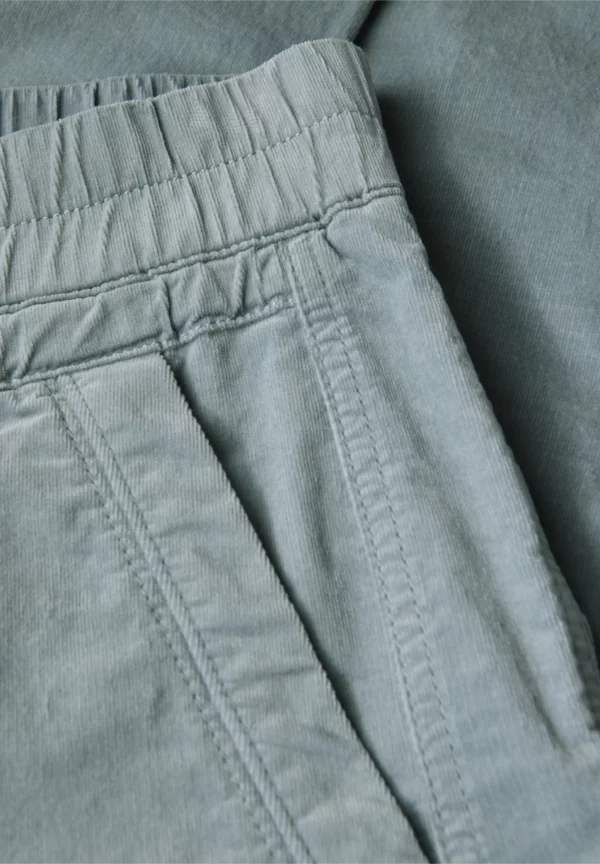 Pantalon velours fin bleu – Image 2