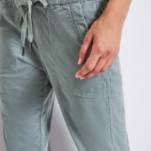 Pantalon velours fin bleu