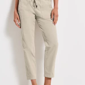 Pantalon velours fin beige