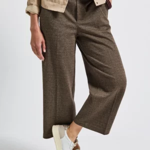 Pantalon motifs marron