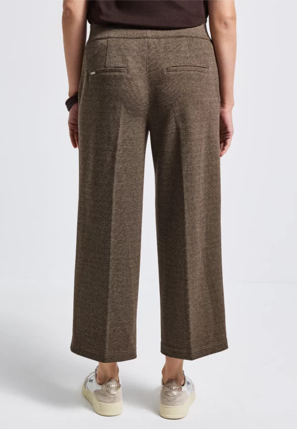 Pantalon motifs marron – Image 2