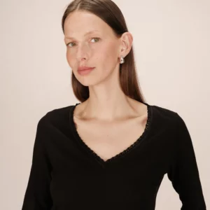 T-shirt manches longues noir