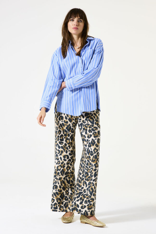 Chemise rayée bleue – Image 2
