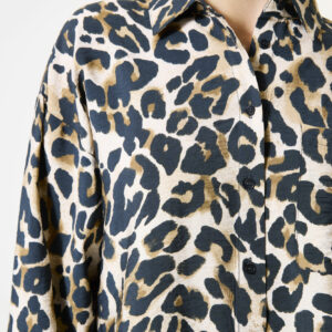 Chemise motifs léopard