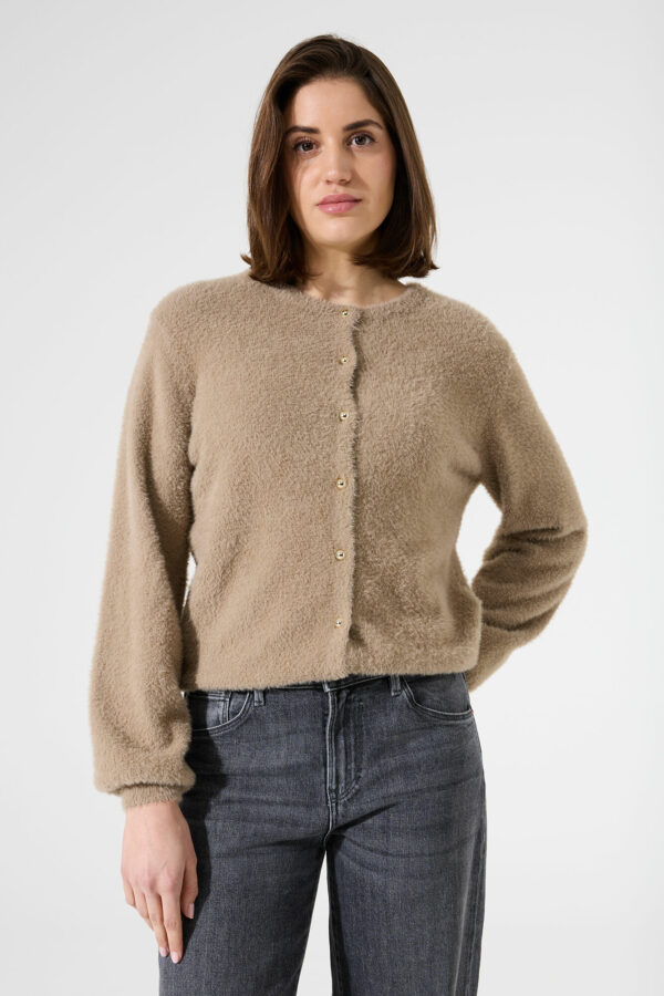 Gilet doudou taupe – Image 3