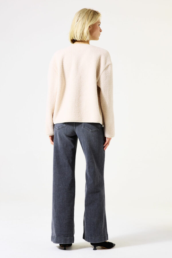 Veste teddy écru – Image 4