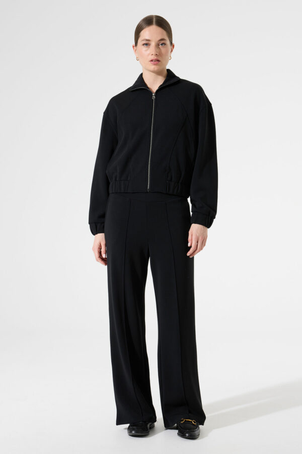 Pantalon noir en jersey – Image 2