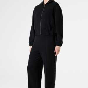 Pantalon noir en jersey