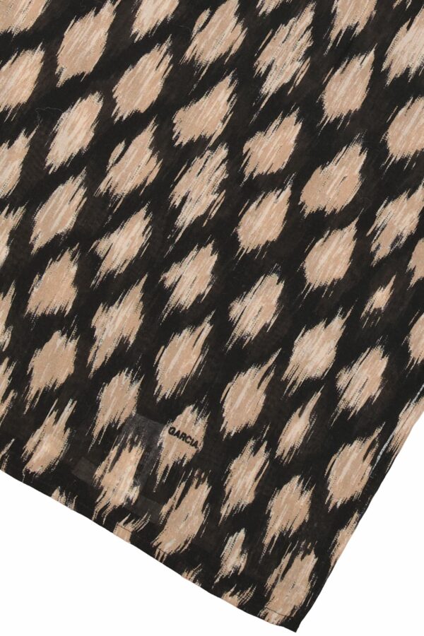 Foulard noir et taupe – Image 2
