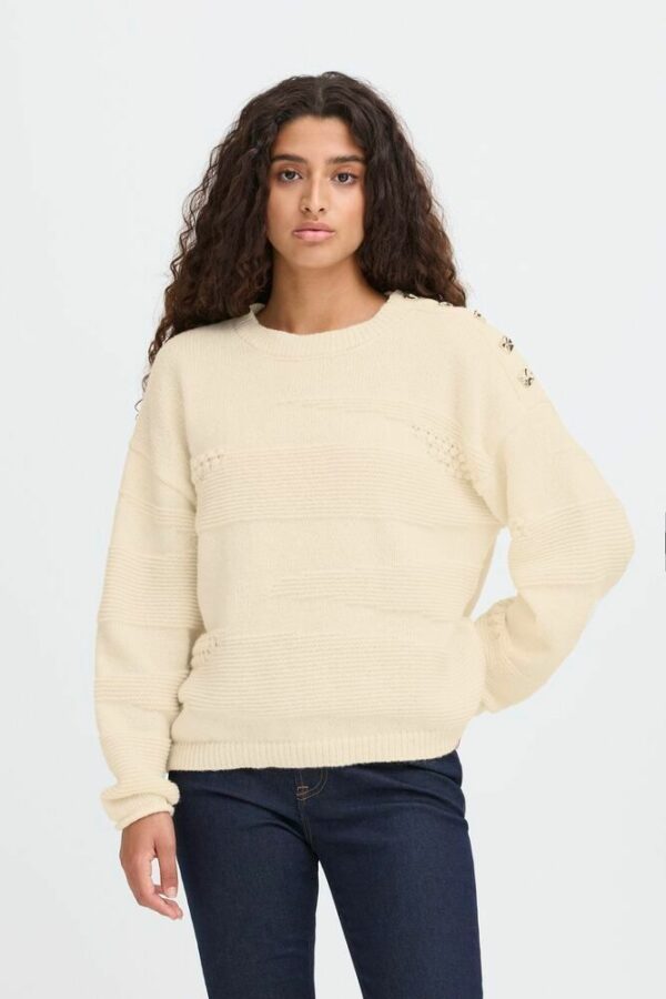 Pull en maille avec boutons – Image 5