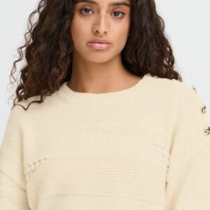 Pull en maille avec boutons