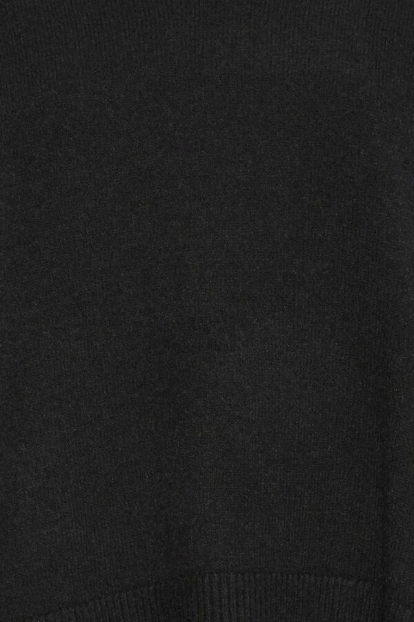 Pull noir col polo – Image 6