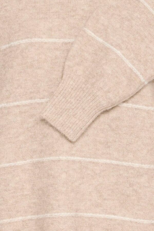 Pull beige rayé – Image 6