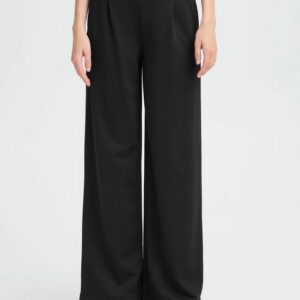 Pantalon noir en jersey