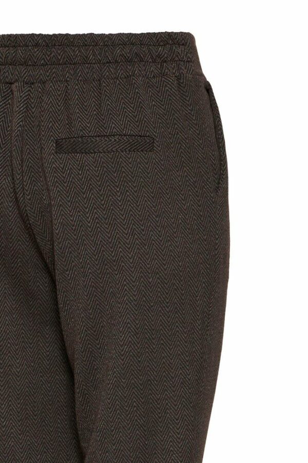 Pantalon jacquard marron – Image 6