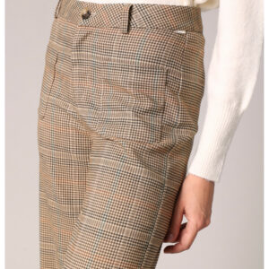 Pantalon à carreaux large