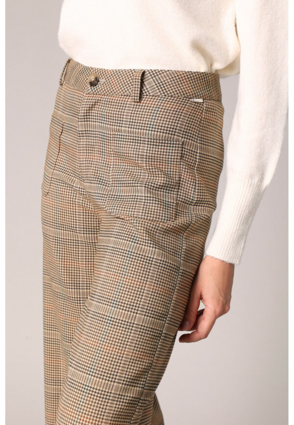 Pantalon à carreaux large