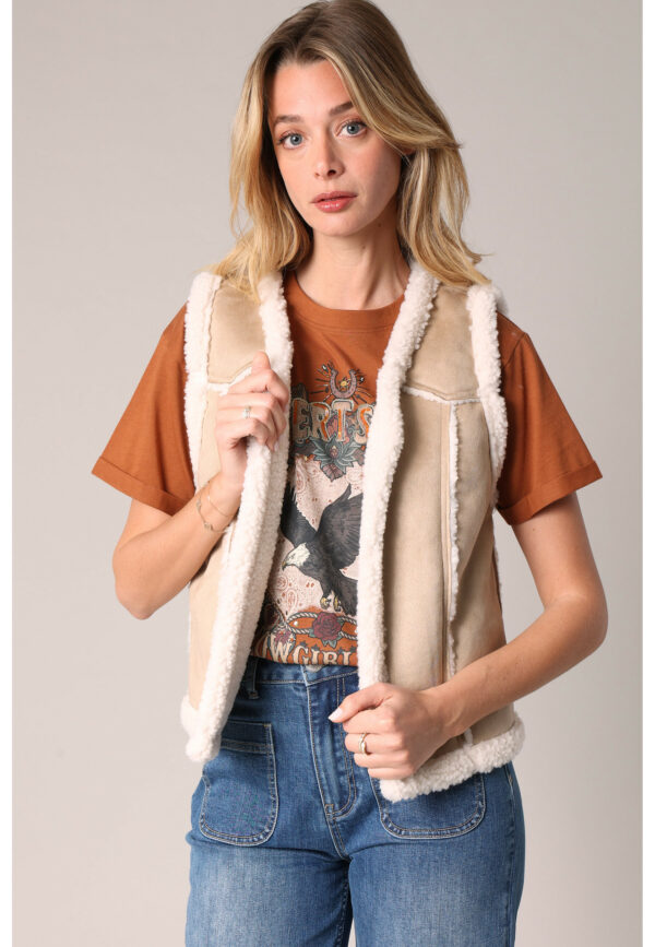 Gilet sans manches sherpa – Image 2