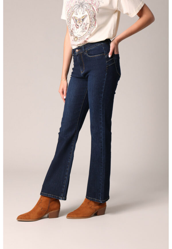 Jean bootcut taille haute