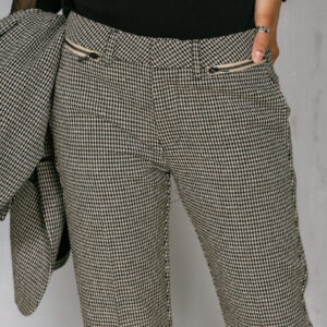 Pantalon à carreaux