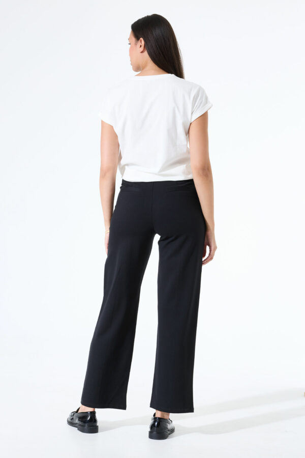 Pantalon noir 7/8e coupe droite – Image 3