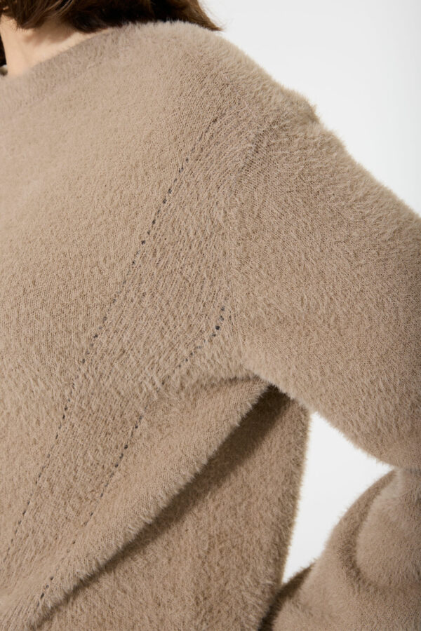 Pull doudou taupe – Image 4