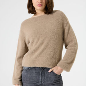 Pull doudou taupe