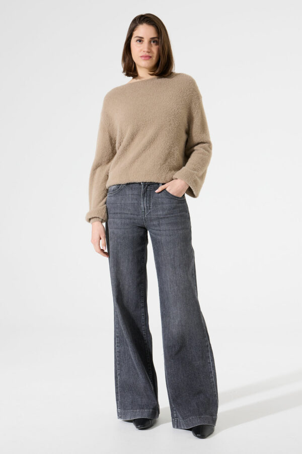 Pull doudou taupe – Image 2