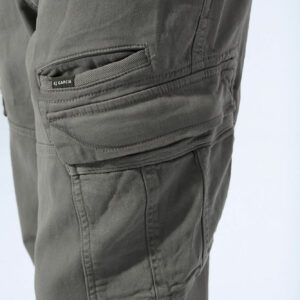 Pantalon cargo coupe droite kaki