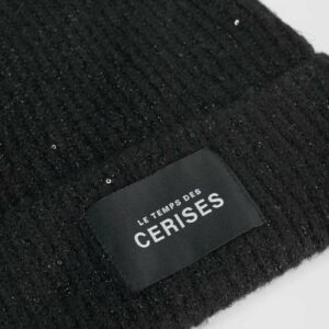 Bonnet noir pailleté