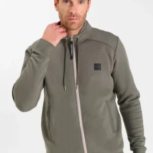Veste zippé kaki