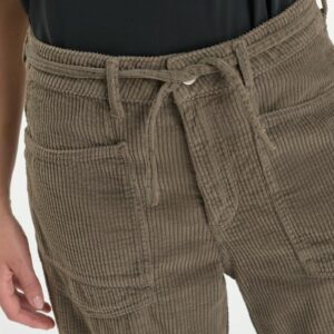 Pantalon en velours grosses côtes taupe