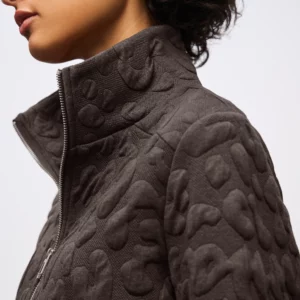 Veste zippée léopard