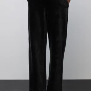 Pantalon en velours côtelé noir