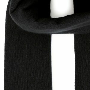 Echarpe en maille noire