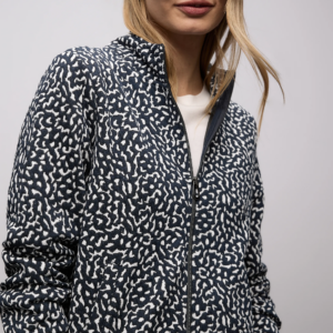 Gilet zippé à motifs