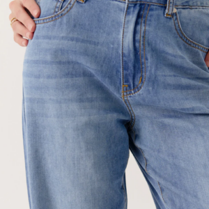 Jean large bleu moyen