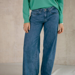 Jean large et fluide