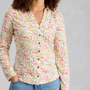 Chemisier imprimé en coton