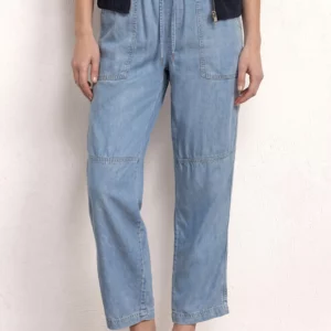 Pantalon jean en lyocell