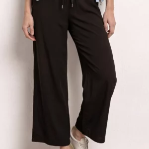 Pantalon fluide et léger 7/8e noir