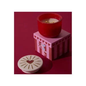 Bougie boîte coeur