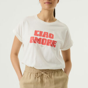 T-shirt blanc cassé