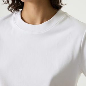 T-shirt col rond blanc