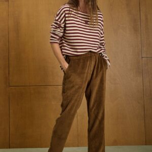 Pantalon en velours marron