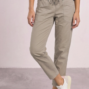 Pantalon en velours côtelé beige