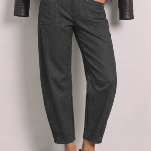 Pantalon barrel gris