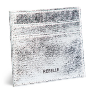 Porte cartes violet "REBELLE"