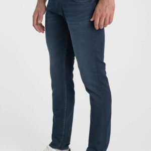 Jean ajusté bleu foncé